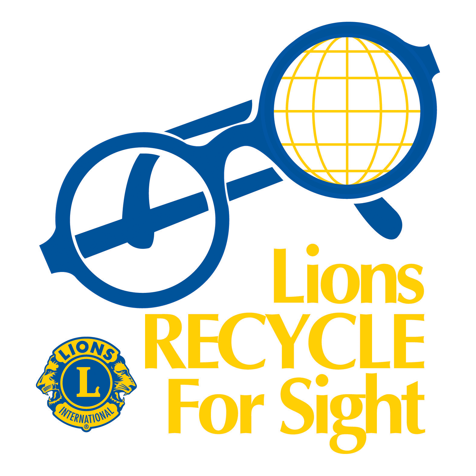 Lions Recycle glasses